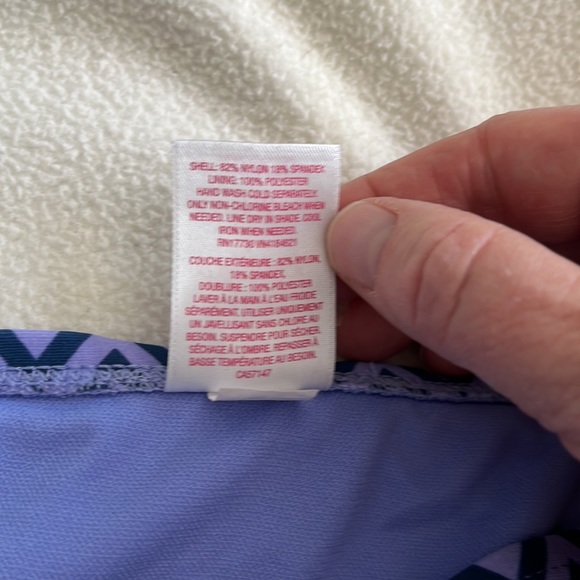 EUC Xhilaration ladies size L purple and blue bikini bottoms, barely used - Picture 3 of 6